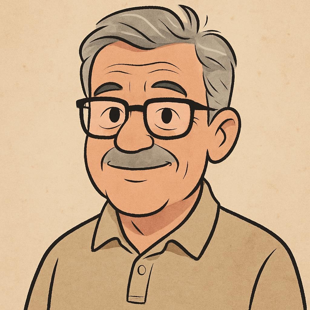 Signore con occhiali cartoon